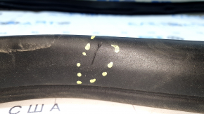 Tesla Model X 22-25 front left door seal, scuffed, dented