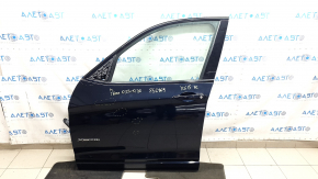 Front left door assembly BMW X3 F25 11-17 black 416, with Xdrive 28i emblem, under Keyless scratches, bump, painted 0.25-0.30