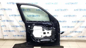 Front left door assembly BMW X3 F25 11-17 black 416, with Xdrive 28i emblem, under Keyless scratches, bump, painted 0.25-0.30