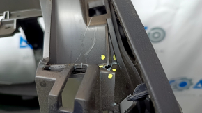 Torpedo front panel without AIRBAG Nissan Murano z52 15-18 black broken creased, scratched