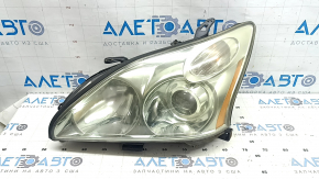 Left front headlight assembly for Lexus RX300 RX330 RX350 RX400 04-09, xenon AFS, light, polished