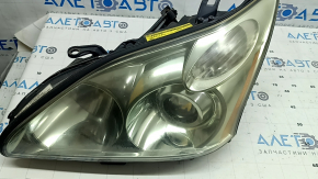 Left front headlight assembly for Lexus RX300 RX330 RX350 RX400 04-09, xenon AFS, light, polished