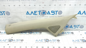 Left front pillar trim for Lexus RX300 RX330 RX350 RX400h 04-09, beige, dry-cleanable