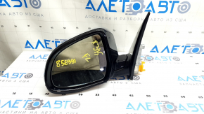 Left side mirror assembly for BMW X3 F25 15-17, 5 pins, turn signal, auto-dimming, heated, graphite