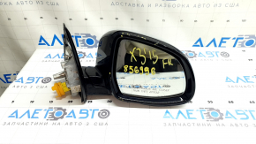 Right side mirror assembly for BMW X3 F25 15-17, 5 pins, turn signal, auto-dimming, heated, black 416, scuffs, scratches  