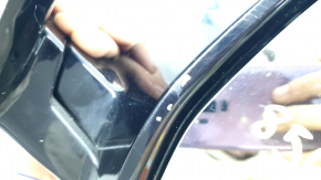 Right side mirror assembly for BMW X3 F25 15-17, 5 pins, turn signal, auto-dimming, heated, black 416, scuffs, scratches  