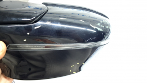 Right side mirror assembly for BMW X3 F25 15-17, 5 pins, turn signal, auto-dimming, heated, black 416, scuffs, scratches  