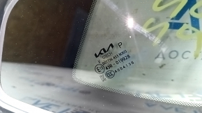 Kia EV6 rear right window, blind glass, 22-24 tinted, broken mount