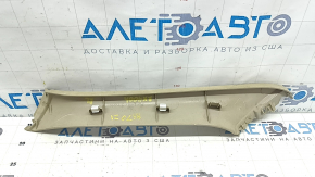 Left-hand trunk door trim, rag, Lexus RX300 RX330 RX350 RX400h 04-09, beige, dry-cleanable, tears, scratches