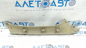 Right tailgate trim, Lexus RX300 RX330 RX350 RX400h 04-09, beige, dry-cleanable, tears, scratches
