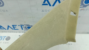 Right tailgate trim, Lexus RX300 RX330 RX350 RX400h 04-09, beige, dry-cleanable, tears, scratches