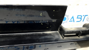 Left side sill for BMW X3 F25 11-17 M-Sport, black 416, scratches, broken mount