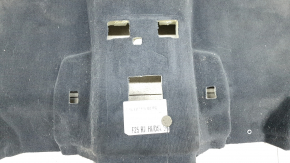 Rear floor covering BMW X3 F25 11-17 black, needs cleaning, torn foam rubber