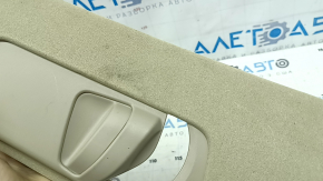 Right upper center pillar trim for Lexus RX300 RX330 RX350 RX400h 04-09, beige, chemically treated, scratched, filed down