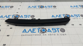 Right fog light grille trim molding for BMW 3 F30 16-18, matte black