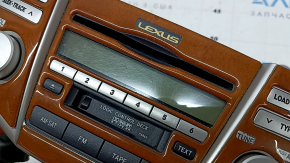 Radio and MP3 player 6 discs Lexus RX300 RX330 RX350 RX400h 04-09 with wood film, scratches