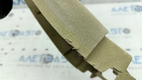 Right upper center pillar trim for Lexus RX300 RX330 RX350 RX400h 04-09, beige, chemically treated, scratched, filed down