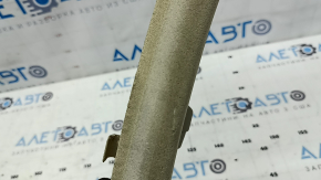 Left upper center pillar trim for Lexus RX300 RX330 RX350 RX400h 04-09, beige, dry-cleanable, filed