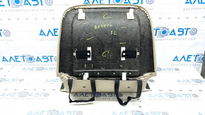 Driver's seat back cover rear Lexus RX300 RX330 RX350 RX400h 04-08 beige leather, tear, scratch, needs cleaning, wrinkled