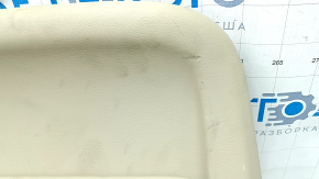 Driver's seat back cover rear Lexus RX300 RX330 RX350 RX400h 04-08 beige leather, tear, scratch, needs cleaning, wrinkled