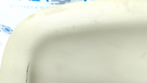 Driver's seat back cover rear Lexus RX300 RX330 RX350 RX400h 04-08 beige leather, tear, scratch, needs cleaning, wrinkled