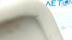 Driver's seat back cover rear Lexus RX300 RX330 RX350 RX400h 04-08 beige leather, tear, scratch, needs cleaning, wrinkled