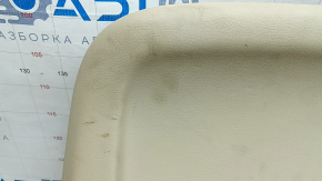 Rear passenger seat back cover for Lexus RX300 RX330 RX350 RX400h 04-08, beige leather, wrinkled, needs cleaning