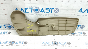 Left side passenger seat trim for Lexus RX300 RX330 RX350 RX400h 04-08, beige, cracks in fasteners, scratches, needs cleaning