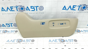 Right side passenger seat trim for Lexus RX300 RX330 RX350 RX400h 04-08, beige, worn, dents