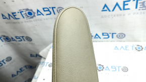 Driver's seat armrest for Lexus RX300 RX330 RX350 RX400h 04-08, beige leather, wrinkled, needs cleaning