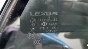Triangle door glass with seal, rear right, Lexus RX300 RX330 RX350 RX400h 04-08