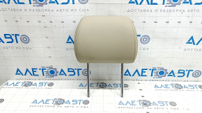 Driver's seat headrest for Lexus RX300 RX330 RX350 RX400h 04-09, leather, beige, dry-cleanable