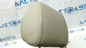 Lexus RX300 RX330 RX350 RX400h 04-09 leather passenger seat headrest, beige, dry-cleanable, dent