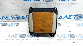 Lexus RX300 RX330 RX350 RX400h 04-08 center console cup holders, beige, wood trim, scratches