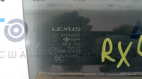 Rear right door glass for Lexus RX300 RX330 RX350 RX400h 04-08, tinted, scratches