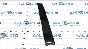 Front right side door trim for Lexus RX300 RX330 RX350 RX400h 04-08, gloss black, broken fastener