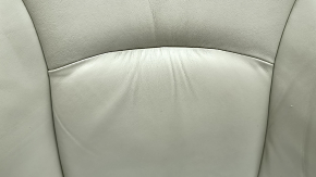 Driver's seat back upholstery for Lexus RX300 RX330 RX350 RX400h 04-09, beige leather, cracked, heated, needs cleaning, wrinkled
