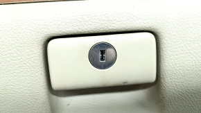Glove compartment, glove box Lexus RX300 RX330 RX350 RX400h 04-09 leather, beige, 2 parts, with wood-like film, scratches, tear