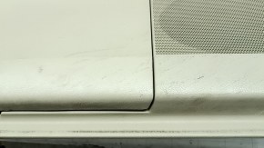 Door trim, front left, Lexus RX300 RX330 RX350 RX400H 04-09, beige, with beige insert, beige leather armrest, glossy wood molding, with wood film, with handle, with pocket, scratches