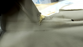 Lexus RX300 RX330 RX350 RX400h 04-09 passenger seat cushion upholstery, beige leather, cracked, needs heating, needs cleaning, wrinkled, scratches