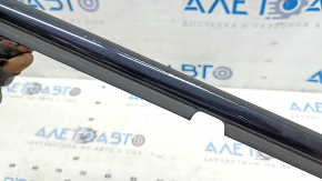 Central molding door-window rear right Lexus RX300 RX330 RX350 RX400h 04-08 gloss black, swollen film