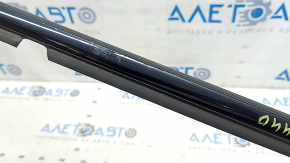 Central molding door-window rear right Lexus RX300 RX330 RX350 RX400h 04-08 gloss black, swollen film
