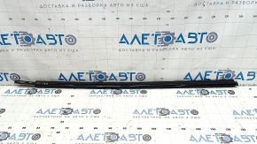 Central door molding, front right door-glass, Lexus RX300 RX330 RX350 RX400h 04-08, gloss black, swollen film