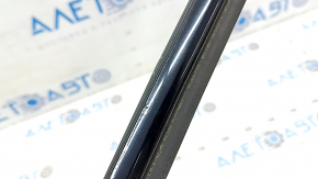 Central door molding, front right door-glass, Lexus RX300 RX330 RX350 RX400h 04-08, gloss black, swollen film