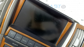 Monitor, display, navigation Lexus RX400h 06-07 USA, with deflectors, with wood-like film, scratches