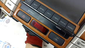 Monitor, display, navigation Lexus RX400h 06-07 USA, with deflectors, with wood-like film, scratches