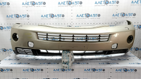 Bare front bumper for Lexus RX400h 06-08, under headlight washer, gold, scratches, broken grilles, cracks in fasteners, dents