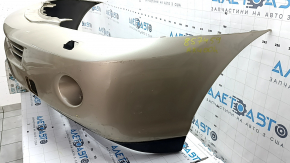 Bare front bumper for Lexus RX400h 06-08, under headlight washer, gold, scratches, broken grilles, cracks in fasteners, dents