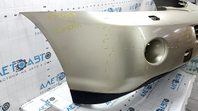 Bare front bumper for Lexus RX400h 06-08, under headlight washer, gold, scratches, broken grilles, cracks in fasteners, dents