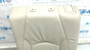 Left rear seat Lexus RX300 RX330 RX350 RX400h 04-09 beige leather, dry-cleanable, wrinkled